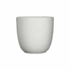 Bloempot Tusca - D28 X H25cm - Mat Wit -Tuinbenodigdheden tusca pot rond wit mat h25xd28cm bloempot 1 4