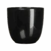Bloempot Tusca - D31 X H28.5cm - Zwart -Tuinbenodigdheden tusca pot rond zwart h28 5xd31cm bloempot 1 4