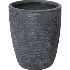 Bloempot Utah Egg High - D50 X H56cm - Donkergrijs