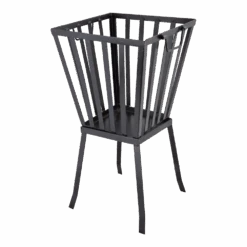 Voorkant -Tuinbenodigdheden vuurkorf vierkant fancy flames los onderstel 2