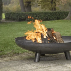 Vuuschaal Staal - D100cm - Fancy Flames -Tuinbenodigdheden vuuschaal staal d100cm fancy flames 3