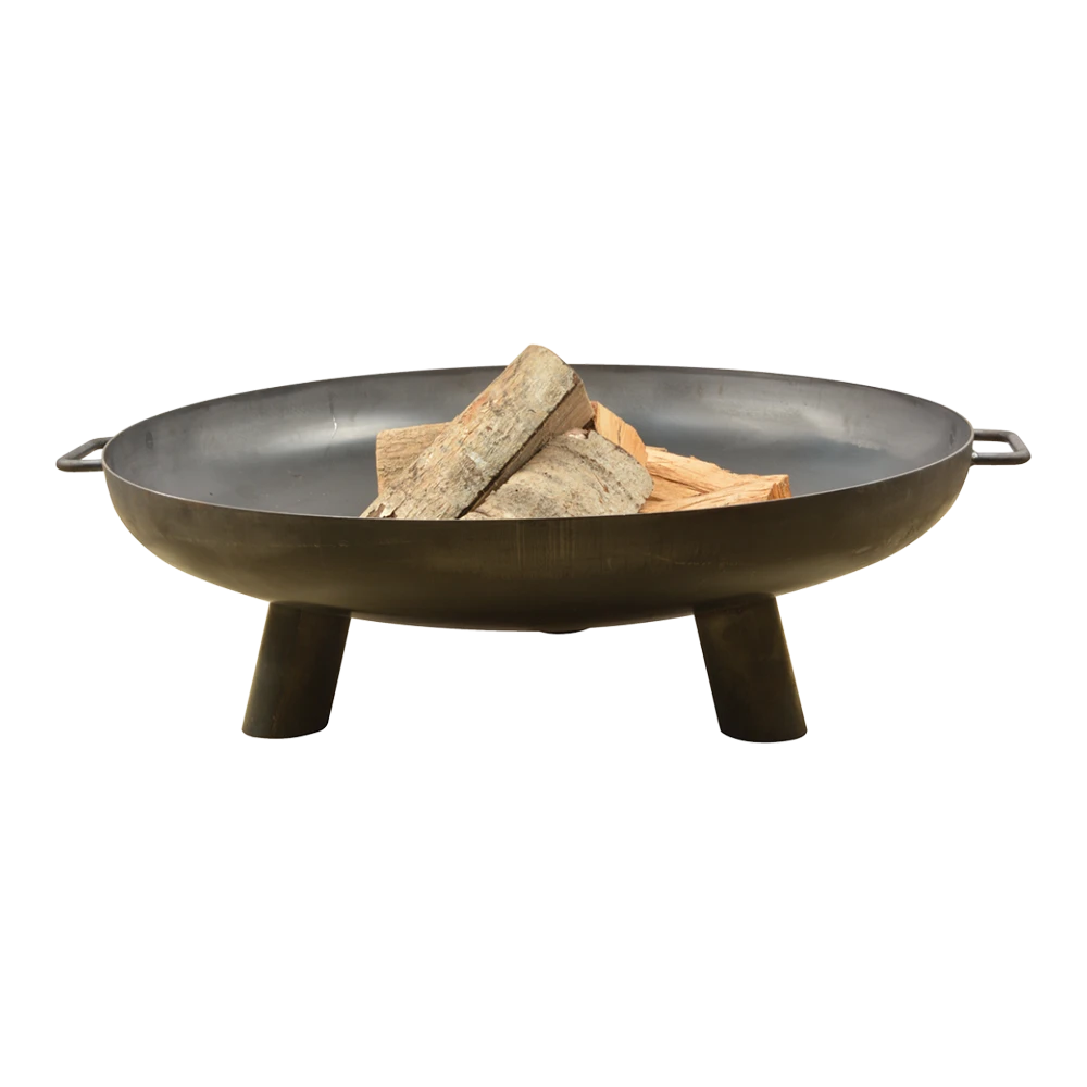 Vuuschaal Staal - D80cm - Fancy Flames 4 Vuuschaal Staal - D80cm - Fancy Flames - Afbeelding 2