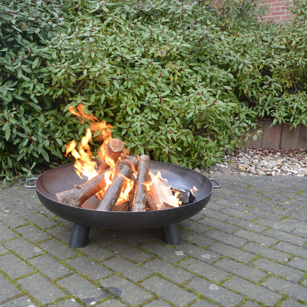 Vuuschaal Staal - D80cm - Fancy Flames 6 Vuuschaal Staal - D80cm - Fancy Flames - Afbeelding 4