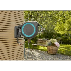 Wandslangenbox RollUp - M/L - 25m - Blauw - Gardena 12 Wandslangenbox RollUp - M/L - 25m - Blauw - Gardena -Tuinbenodigdheden wandslangenbox rollup m l 25m blauw gardena 5 7