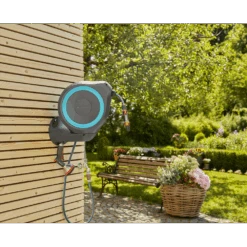 Wandslangenbox RollUp - S - 15m - Blauw - Gardena 14 Wandslangenbox RollUp - S - 15m - Blauw - Gardena -Tuinbenodigdheden wandslangenbox rollup s 15m blauw gardena 6 7